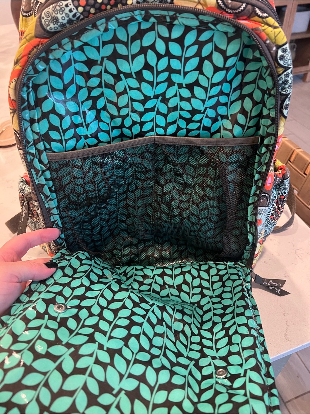 Vera Bradley Diaper Bag Packpack - Large size - Picture 3 of 8